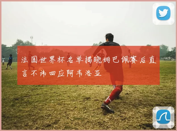 法国世界杯名单揭晓姆巴佩赛后直言不讳回应阿韦洛亚